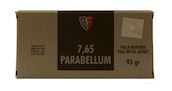 Fiocchi 7,65 Parabellum 6g FMJ 50/ras