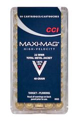 CCI .22 WMR MaxiMag HS 580m/s