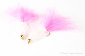 Sissos Wooly Bugger Leech White/Pink #8 2kpl