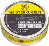 RWS IK luoti 4,50mm kelt. 500kpl ras