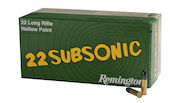 Remington Subsonic Hp 22Lr 500Kpl laatikko