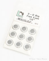 Hareline 3-D Big Fish Eyes 1/2''
