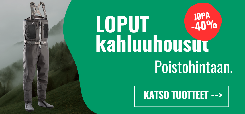 Kaikki kahluuhousut poistohintaan