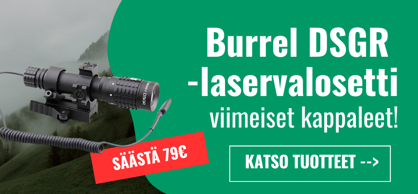 Burrel DSGR -aselaser poistomyynti