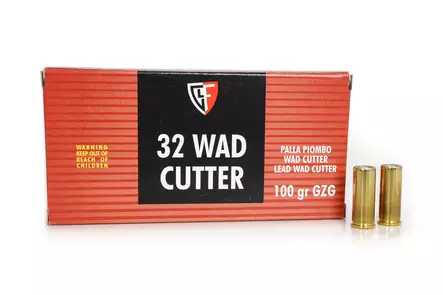 Fiocchi .32 Long Wad Cutter 6,48g LWC - Muut pistoolin ja revolverin patruunat - 762344002019_500 - 2
