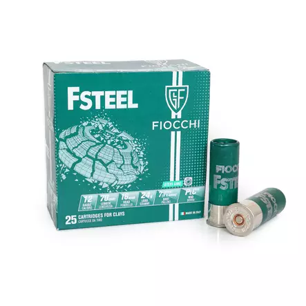 Fiocchi F Steel 24g 12/70/16 no:7 Trap - 12/70 Trap / Skeet haulikonpatruunat - 762344089010_250 - 2