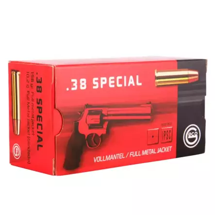 Geco 38 SPL FMJ Flat-Nose 10,2g - Revolverinpatruunat .38 /.357 - 4000294177163_250 - 2