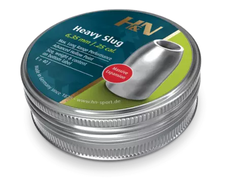 H&N Heavy Slug HP .249cal 6,35mm 2,72 g - 6,35 mm luodit - 4047058022710 - 1