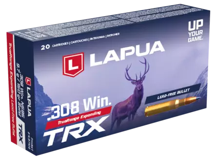 Lapua .308Win patruuna, Solid TRX N585 - .308 Winchester kiväärinpatruunat - 6418267103930 - 1
