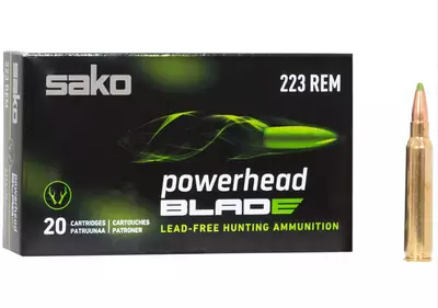 Sako .223 Rem. Powerhead Blade 2,9g - .223 Remington kiväärinpatruunat - C611672GSA10 - 1