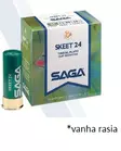 Saga Skeet 24g 9 2,0mm 25kpl ras - 12/70 Trap / Skeet haulikonpatruunat - 8435101622370 - 2