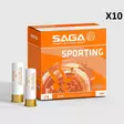 Saga Sporting 12/70 28g #8 250ptr - 12/70 Trap / Skeet haulikonpatruunat - 8435101622851_250 - 1