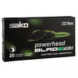 Sako .222 Rem Blade Solid 2,6g - .222 Remington kiväärinpatruunat - C609673GSA10 - 1