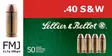 S&B .40 S&W FMJ 11,7g - Muut pistoolin ja revolverin patruunat - 8590690311200 - 2