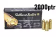 Sellier & Bellot 9 mm Luger FMJ 8,0g 2000 ptr - Pistoolinpatruunat 9mm - 8590690310494_2000 - 3