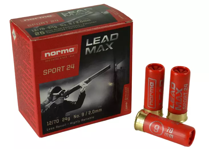 Norma Skeet Lead Max 24g #9 25ptr/ras - 12/70 Trap / Skeet haulikonpatruunat - 8436587335990 - 1