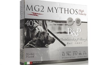 B&P 12/70 MG2 Mythos HV 40g Ni 10/ras - 12/70 Lyijy haulikonpatruunat - 8057018390120 - 1