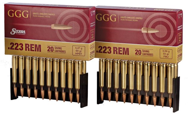 GGG .223 Rem. 69gr HPBT 4,5 g - .223 Remington kiväärinpatruunat - 4779032300230 - 1