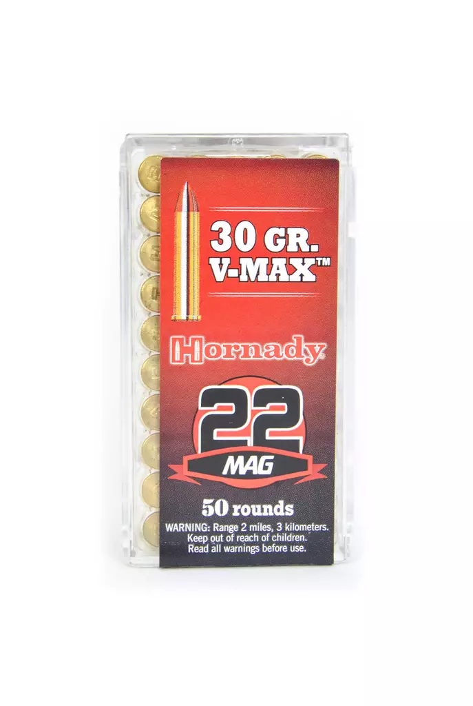 Hornady .22WMR V-max 30gr - Muut pienoiskiväärinpatruunat - 090255832020 - 1