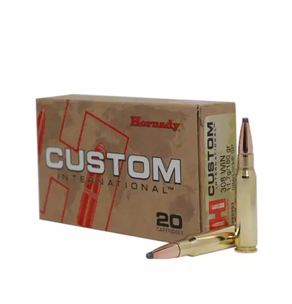 Hornady .308 Win. 11,7 g Interlock - .308 Winchester kiväärinpatruunat - 090255809930 - 1