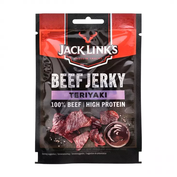 Jack Link´s Beef Jerky Teriyaki - Retkiruokailu - 4251097402970 - 1