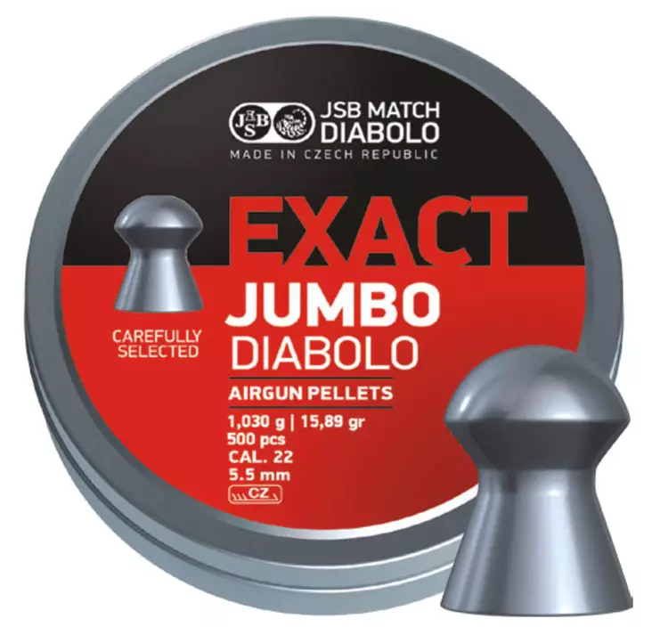 JSB Jumbo Exact 5,51mm 1,030g - 5,5 mm luodit - 8594180450530 - 1