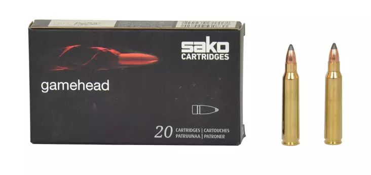 Sako .223 Rem. Gamehead SP 3,2 g - .223 Remington kiväärinpatruunat - 6438053999820 - 1