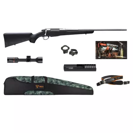 Tikka T3x Superlite S/S 6,5 CRMR -paketti - 6,5 Creedmoor kiväärit - 6438053183045_pkt1 - 2