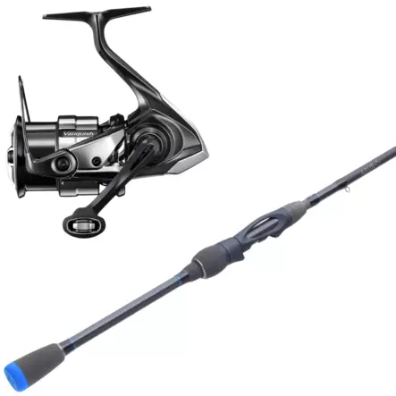 AAVA Tiraphene + Shimano Vanquish ahven/kuha avokelasetti - Virvelisetit - 64175128449181 - 1