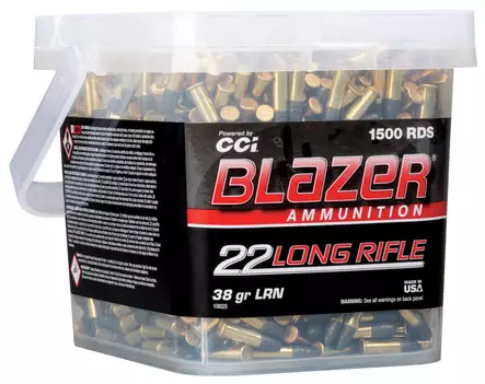CCI .22 Blazer LRN 2,46g 1500 ptr - .22 LR pienoiskiväärinpatruunat - 604544652321 - 1