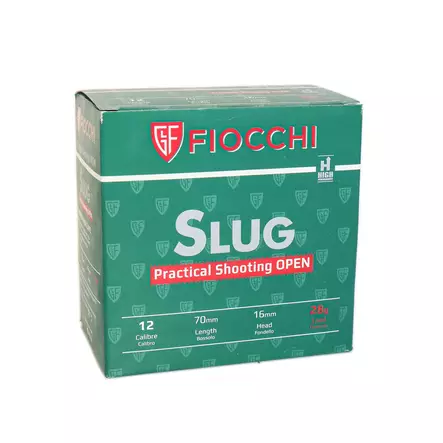 Fiocchi Slug Practical 28 g 12/70 - 12 cal. täyteiset haulikonpatruunat - 762344058801 - 1