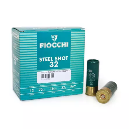 Fiocchi Steel Shot 12/70/16 32g no:2 - 12 cal. teräs haulikonpatruunat - 61000001 - 2