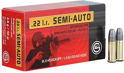 Geco .22lr Semi-Auto 2,6g 50 ptr/ltk - .22 LR pienoiskiväärinpatruunat - 4000294185991 - 1