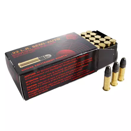 Geco .22lr Semi-Auto 2,6g 50 ptr/ras - .22 LR pienoiskiväärinpatruunat - 4000294185991 - 2
