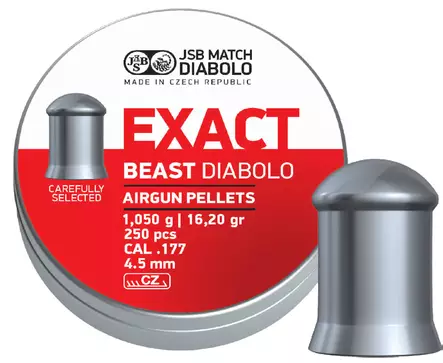 JSB Exact Beast Diabolo 4,52mm 1,05g - 4,5 mm luodit - 8594180450011 - 1