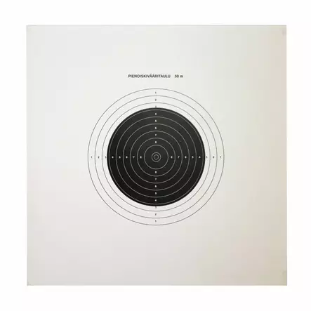 Pienoiskivääritaulu 50m 20x20cm - Ampumataulut - 6419796017781 - 1