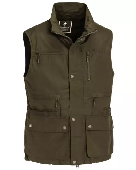 Pinewood Tiveden Liivi Dark Olive - Liivit - 7331090073531 - 1