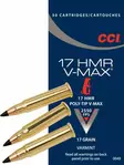 CCI .17 HMR 17gr V-MAX 50/ras - .17 HMR pienoiskiväärinpatruunat - 076683000491 - 1