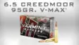Hornady 6,5 Creedmoor V-MAX 6,16 g - 6,5 Creedmoor Kiväärinpatruunat - 090255814811 - 2