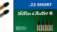 Sellier & Bellot .22 Short 1,80g 50ptr/ras - Muut pienoiskiväärinpatruunat - 8590690355501 - 2