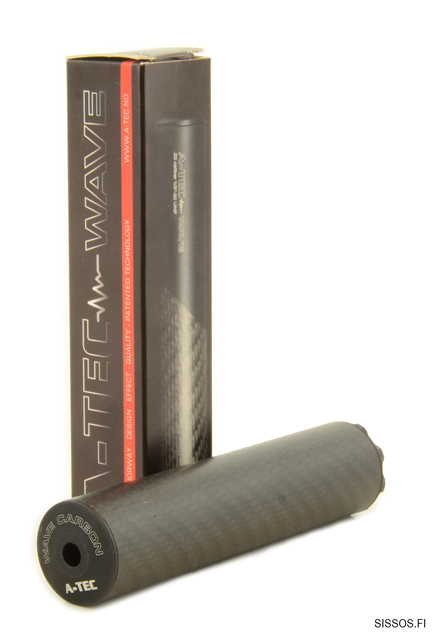 A-TEC .22 Wave Carbon 1/2-28 -Vaimennin - 1/2x28 - 7072891005771 - 1