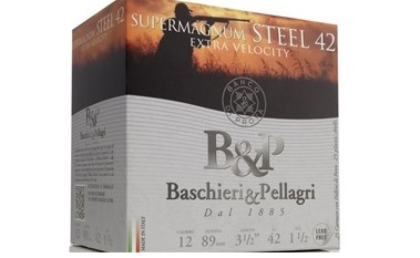 Baschieri & Pellagri Valle Steel Supermagnum 12/89 #2 3,5mm 42 g - 12 cal. teräs haulikonpatruunat - 8034134049941 - 1