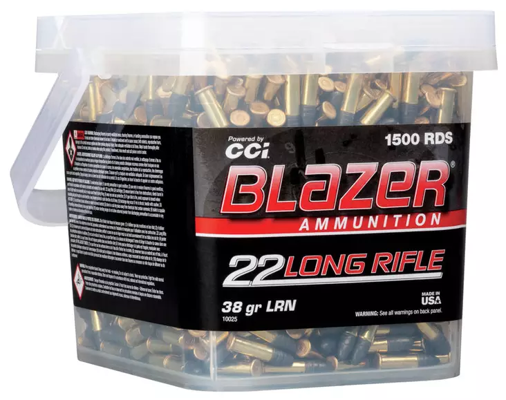 CCI .22 Blazer LRN 2,46g 1500 ptr - .22 LR pienoiskiväärinpatruunat - 604544652321 - 1