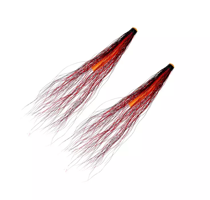 Eumer Bucktail punainen/musta - Perhot - 6430021452641 - 1