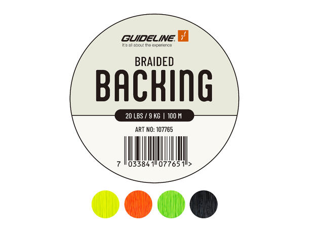 Guideline Braided Backing 20lbs 100m perhokelan pohjasiima - Pohjasiimat - 7033841077651 - 1