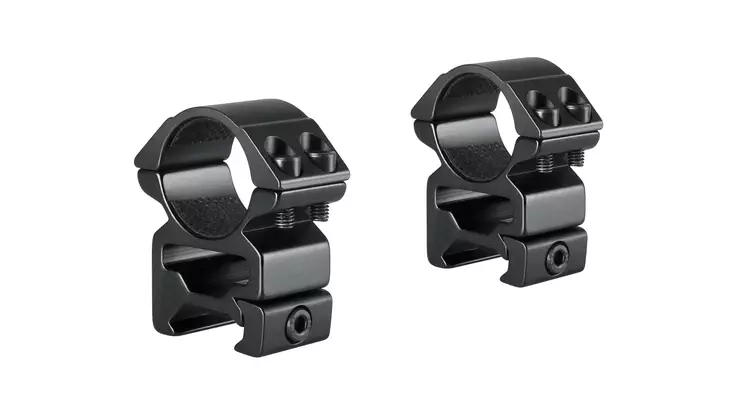 Hawke Kiikarinjalat 1" High Weaver / Picatinny - Weaver / Picatinny - 5054492221141 - 1