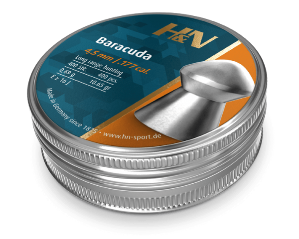 H&N Baracuda 4,50 mm 0,69g - 4,5 mm luodit - 4047058019581 - 1