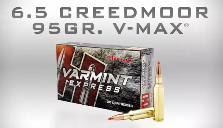 Hornady 6,5 Creedmoor V-MAX 6,16 g - 6,5 Creedmoor Kiväärinpatruunat - 090255814811 - 2
