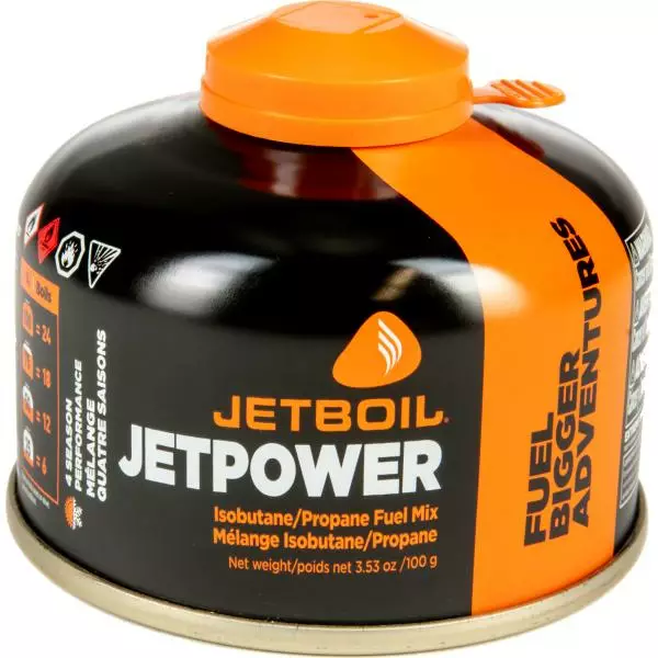 Jetboil Jetpower seoskaasu 100g - Kaasut ja polttoaineet - 858941006151 - 1