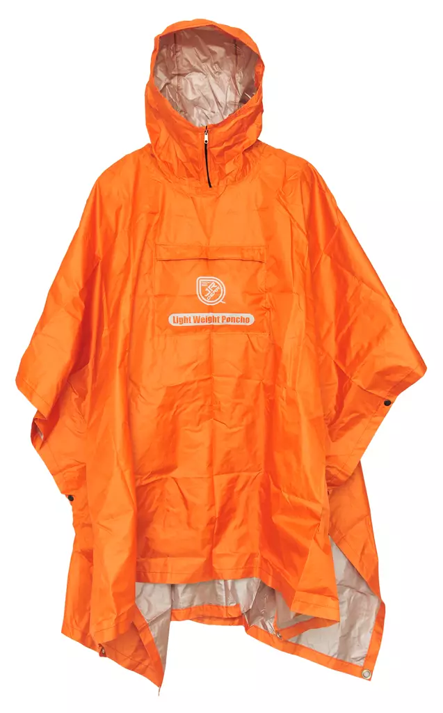 JR Gear Light Weight Poncho, oranssi sadeviitta - Sadevaatteet - 4897028446301 - 1